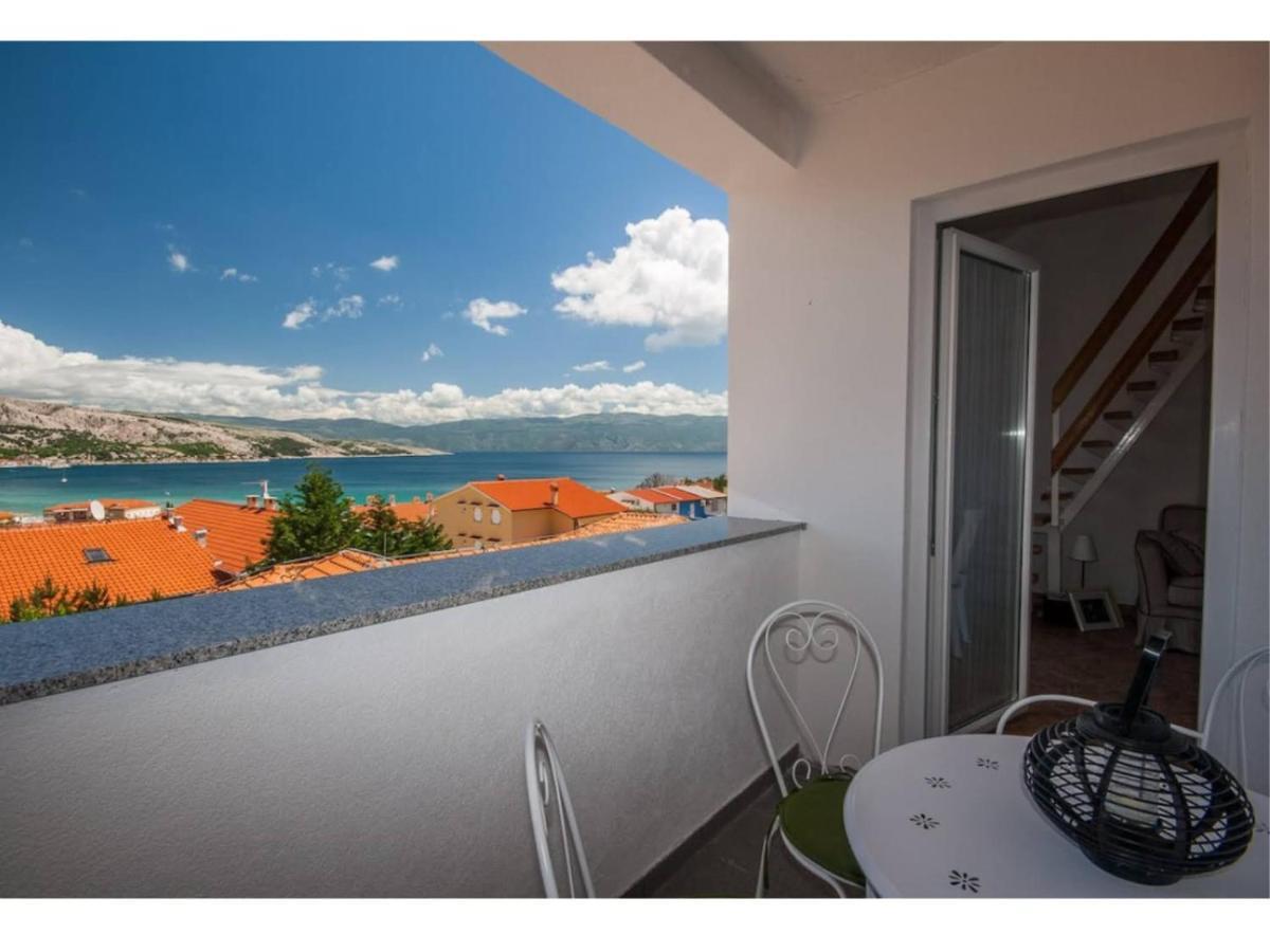 Apartment Helmut With Sea View Baska  Luaran gambar